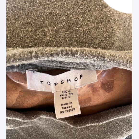 Pashmina Grey Cropped Sweatshirt - Picture 8 of 9